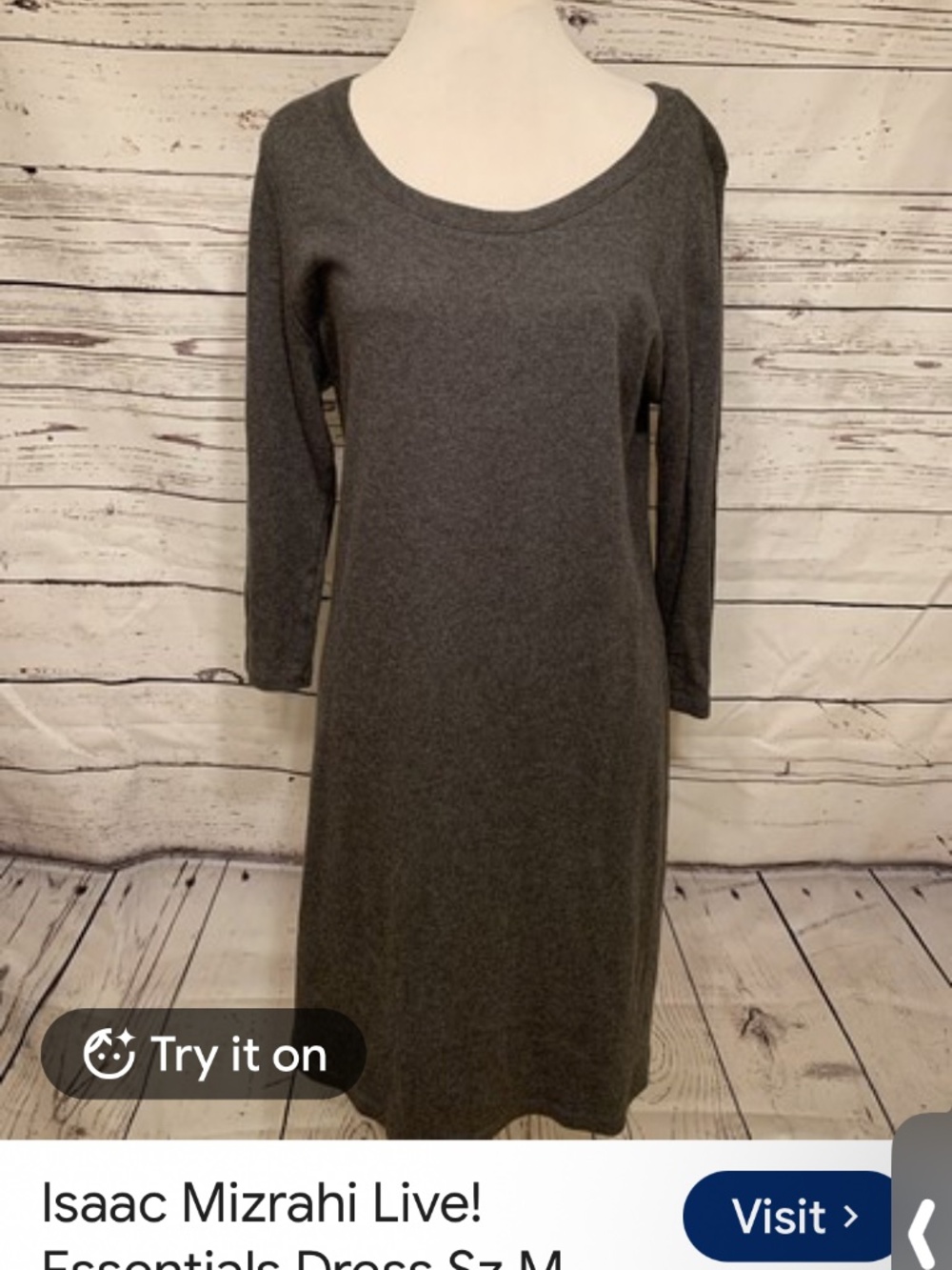 NWT HATCH MATERNITY THREE QUARTER BODY DRESS SMALL
